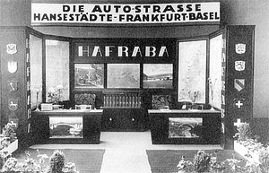 Autobahnbau die HAFABA Austellung 1928