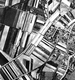 Junkers Luftbild von 1928 von Forstfeld