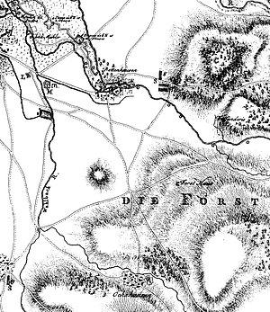 Eine Karte des Kasseler Forst 1762