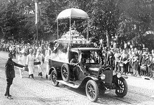 Foto des Festwagens der 800 Jahrfeier Bettenhausen 1927