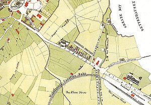 Karte Leipziger Vorstadt, Cassel 1878