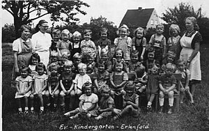 Ev. Kindergarten-Erlenfeld (Anfang der 50er Jahre)