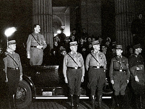 Fackelzug mit Hitler in Kassel, 11. Februar 1933