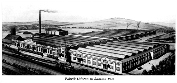 Zeichnung der Firma Salzmann in Öderan - Sachsen 