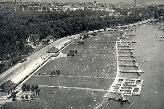 Das städtische Flussbad an der Fulda ab 1923 