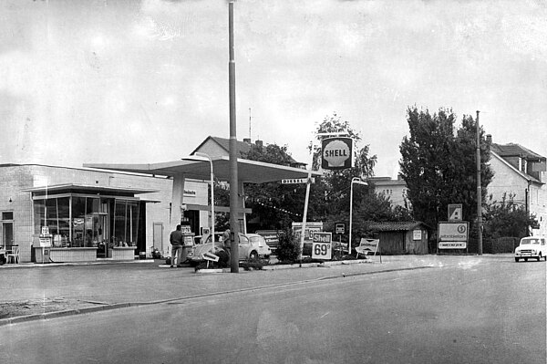 Tankstelle Sandershäuser Str. 1 in 1973