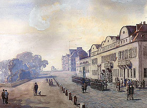 Generalkommando Schloß Bellevue und die alte Gemäldegalerie