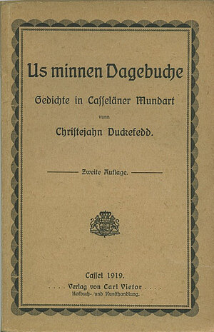 Bucheinband Gedichte in Casseläner Mundart