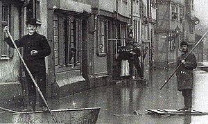 Hochwasser Unterneustadt