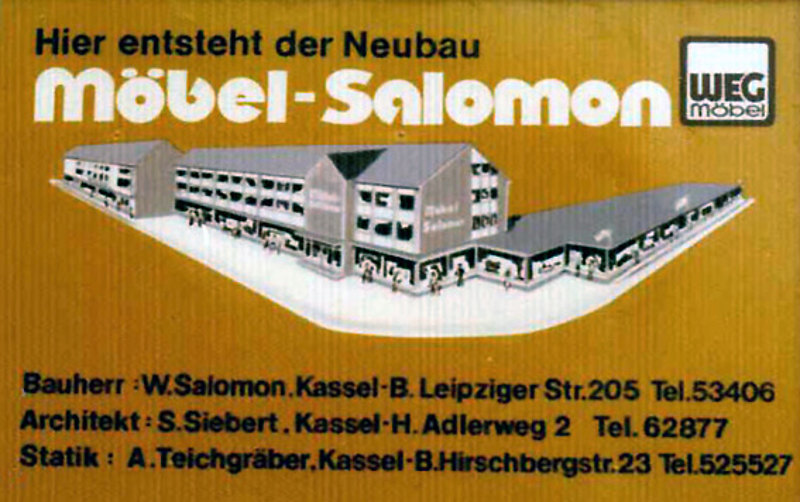 Tilbagebetale unse sponsor Erinnerungen im Netz: Möbelhaus Salomon nach 116 Jahren geschlossen