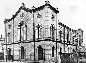Die Synagoge Unteren Königstraße nach 1907