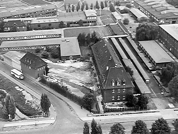 Luftbild des Fieseler Werks 1, 1938 