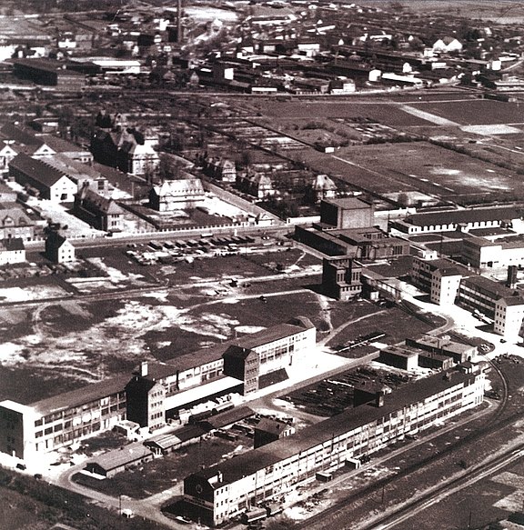 Luftbild aus den 50er Jahren 