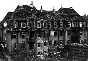 Salzmannstraße, zerstörte Häuser, 1946