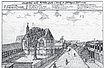 Accouchieranstalt Göttingen, 1753 Zeichnung im ›Stammbuch‹ eines Studenten