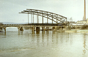 Abriss der Hafenbrücke 1957, Blick vom Osten