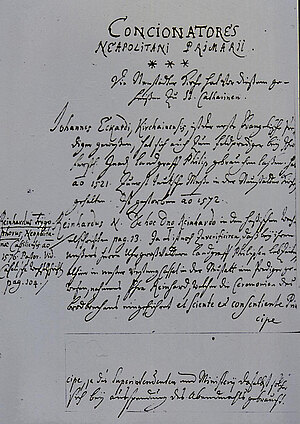 Lateinische Urkunde aus dem Staatsarchiv Marburg 