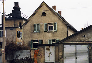 Das Spanplattenwerk nach der Schliessung 1970