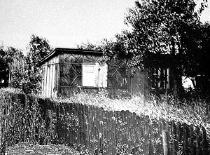 Gartenlaube in den 50er Jahren