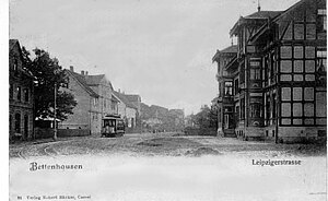 Strassenbahn Leipziger Strasse, Endstation Kirchgasse 1900