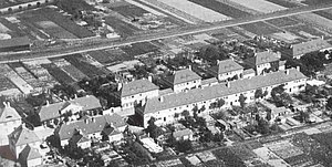 Luftaufnahme der "Gartenstadt"