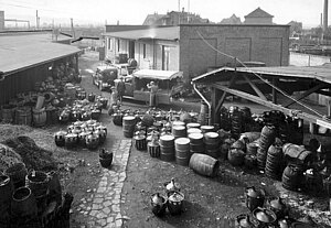 Innenhof Kaysan und Wagner, 1930
