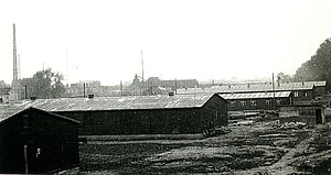 Baracken des ehemalige Zwangsarbeiterlager am Eichwald