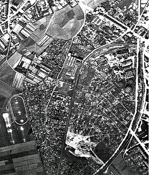 Kleingartenverein FACKELTEICH Luftbild 1929