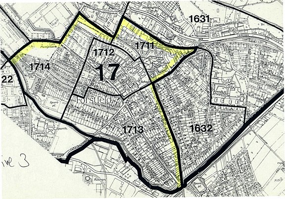 Forstfeld vor der Zusammenlegung mit Lindenberg 