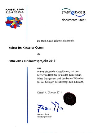 Auszeichnung Forstfeldprojekt