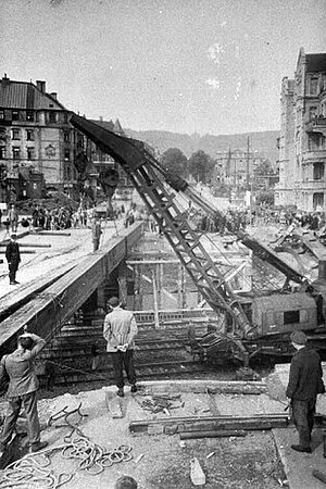 Neubau der Bahnhofsbrücke Wilhelmshöhe