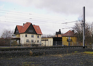 Das stillgelegte Sägewerk in Kaufungen an der Losse, 2007
