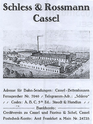 Schless und Rossmann 1927