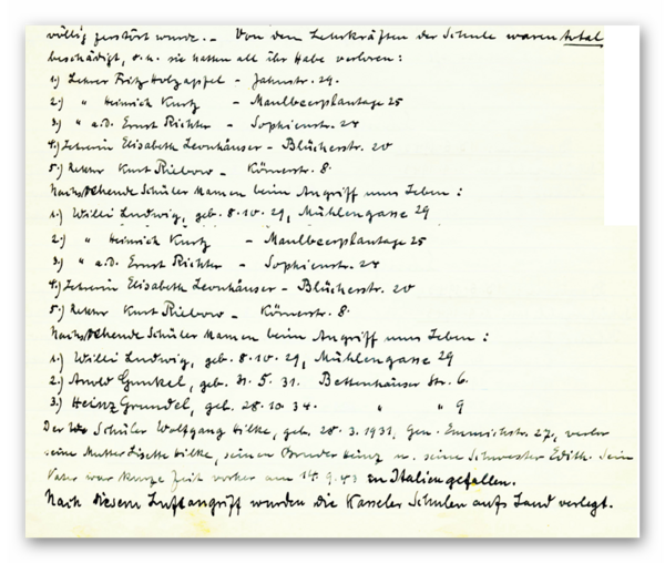  Schriftprobe (S. 69) handschritlich