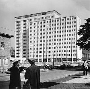 Westseite August-Rosterg-Haus 1957