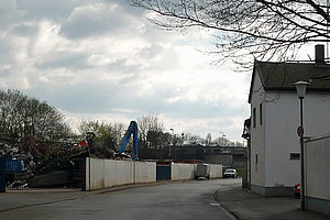 Yorkstraße, Einfahrt von der Leipziger Straße