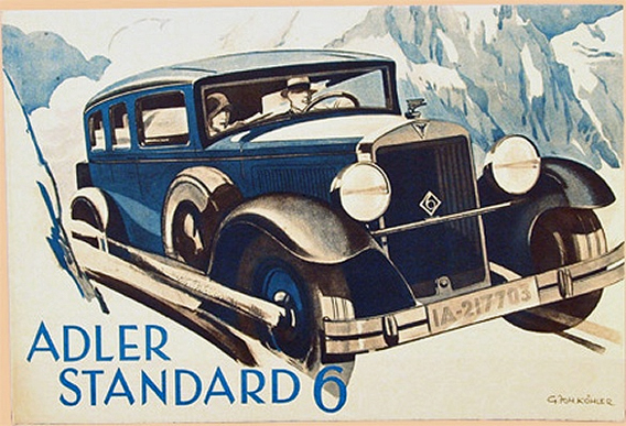 Adler Standard 6 mit einer Karosse von Ambi-Budd 