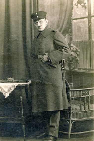Albin S. im Kriegsjahr 1915 