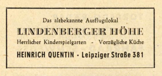 Anzeige aus dem Bettenhäuser Heimatblatt, 1953 