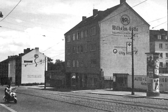 Betriebsgebäude in der Bahnhofstraße 15, 1956 