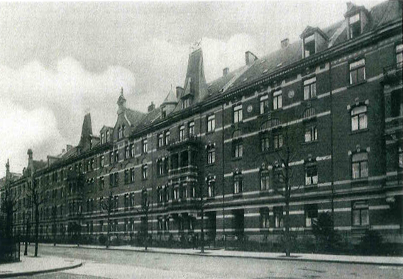 Blücherstraße 4-20 Anfang des 20. Jahrhunderts 