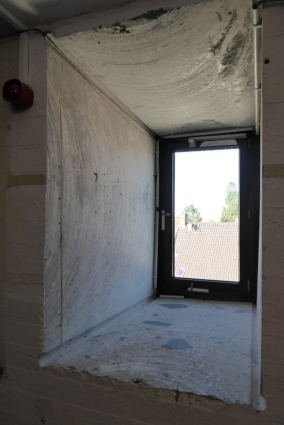 Fenster in der 1,80m Außenwand 