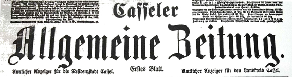 Alle Casseler Zeitungen berichteten ausführlich über den Prozess 
