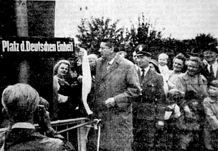 OB Lauritz-Lauritzen bei Eröffnung 1958 