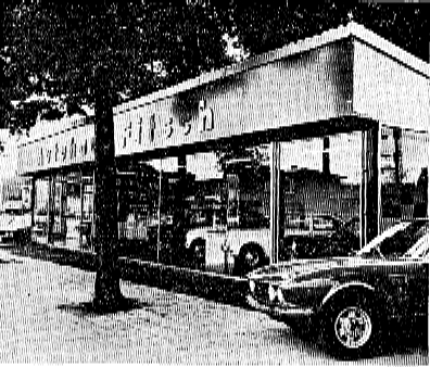 Ausstellungshalle mit Fiatfahrzeugen Leipziger Str. 90, 1968 
