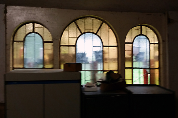 Glasfenster aus Kapelle Fandel, 2014 