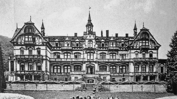 Das Gossmann_Sanatorium in der Druseltalstraße, 1894 
