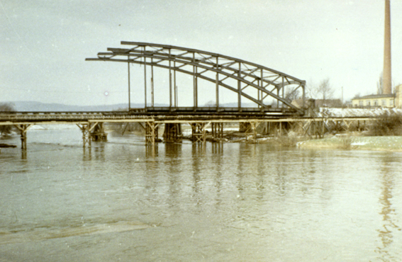 Abriss der Hafenbrücke 1957, Blick vom Osten 