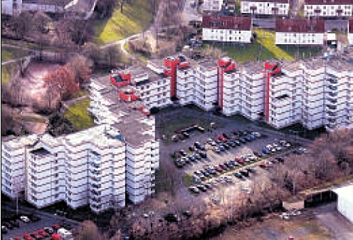 Heinrich-Steul-Siedlung nach der Fertigstellung 