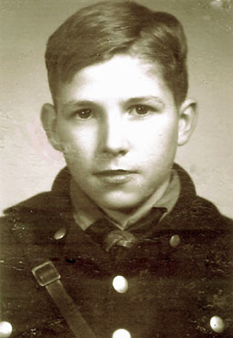 Heinz Vonjahr 1943 als Pimpf 